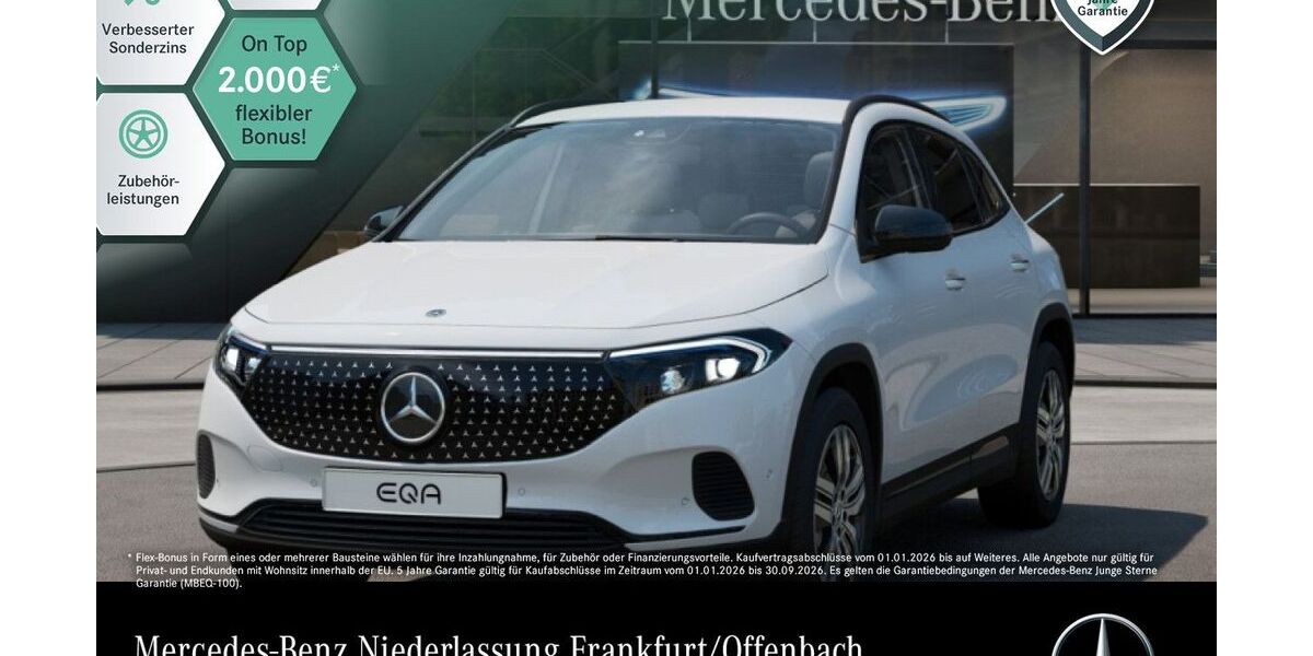 Mercedes-Benz EQA 8.334 km 40.890 &euro; Frankfurt 60599