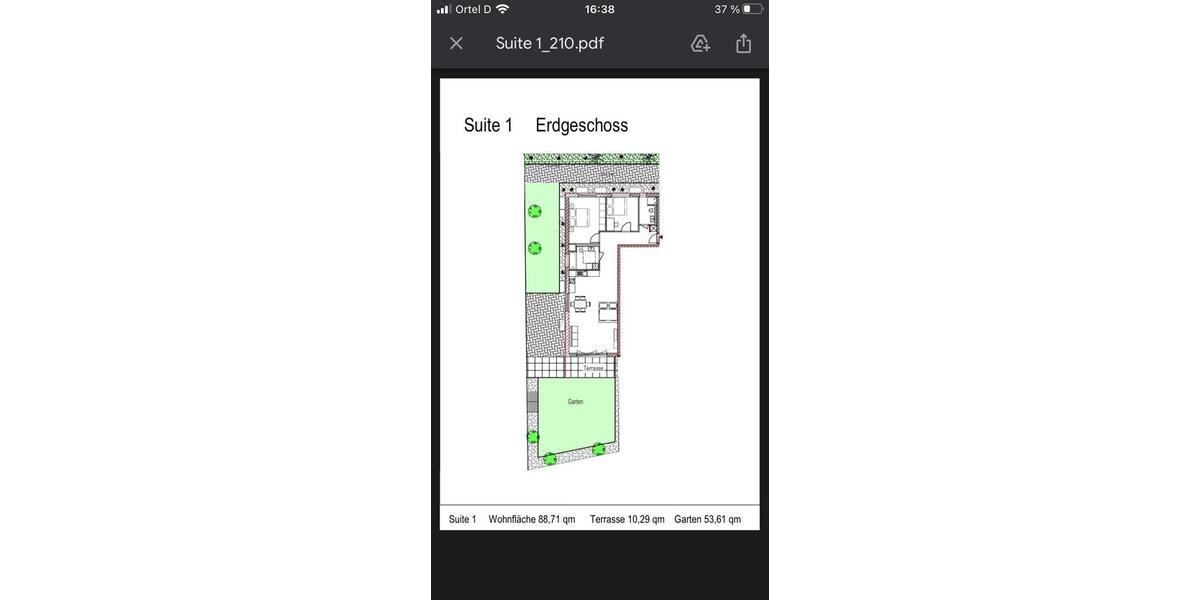 Erdgeschoßwohnung Frankfurt am Main Mitte-West - 3 Zimmer, 88 m&sup2;, 2.300&euro; | Angebot:25353164