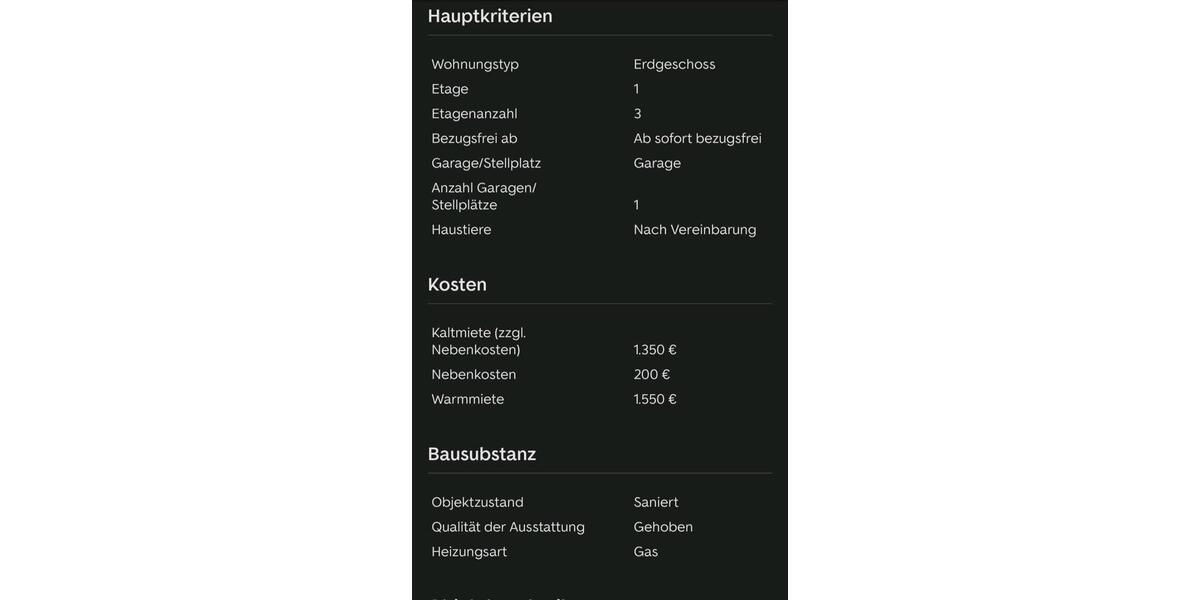 3-Zimmerwohnung mit Terrasse und Garten 3 zimmer