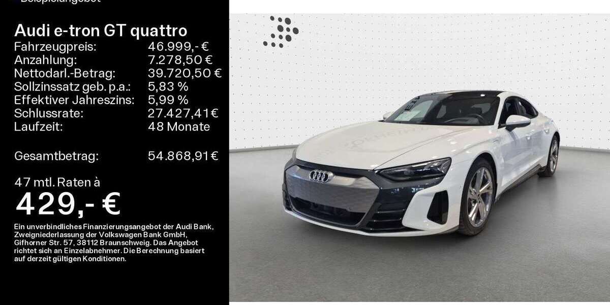 Audi e-tron GT 56.171 km 46.999 &euro; Hofheim 65719