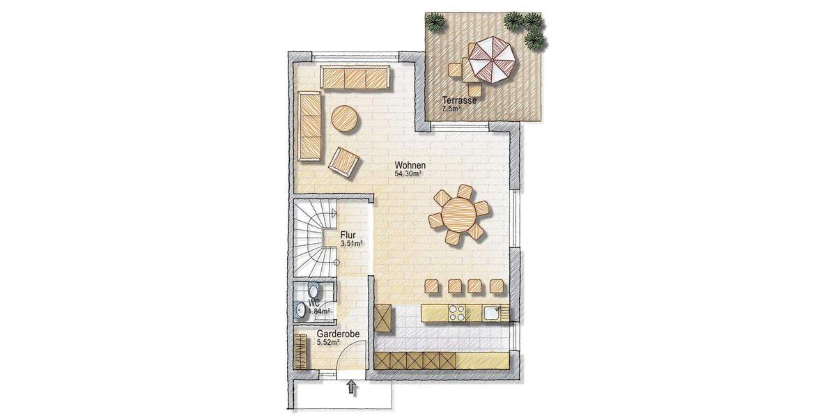 Doppelhaushälfte Königstein im Taunus / Schneidhain Schneidhain - 6 Zimmer, 174 m&sup2;, 1.276.000&euro; | Angebot:25733082