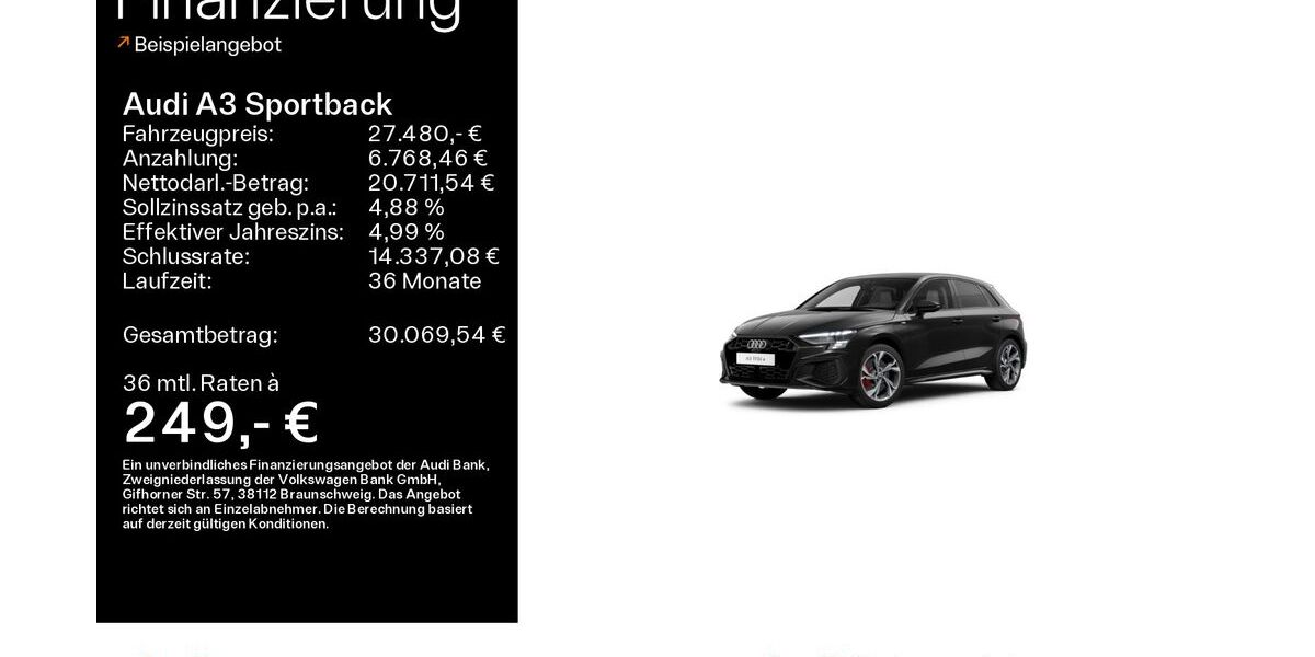 Audi A3 69.855 km 27.480 &euro; Oberursel 61440
