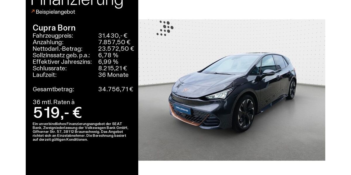 Cupra Born 26.450 km 30.980 € Hofheim-Diedenbergen 65719