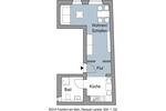 1 Zimmerwohnung mit Einbauküche im Ostend 1 zimmer