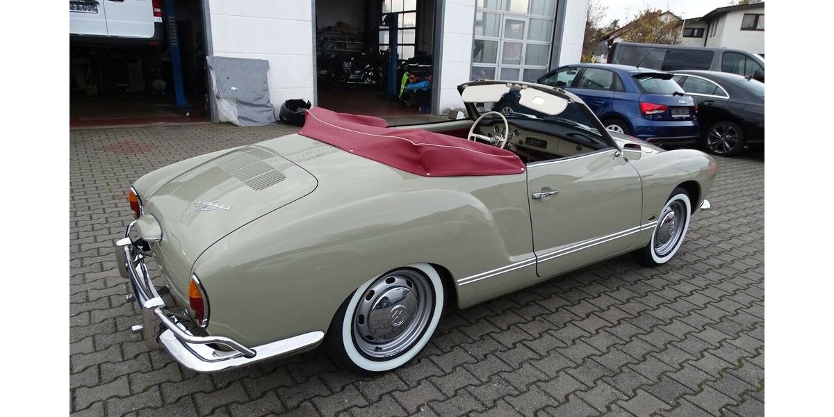 VW Karmann Ghia Cabrio vollständig restauriert 1.200 km 59.900 &euro; Rodgau 63110