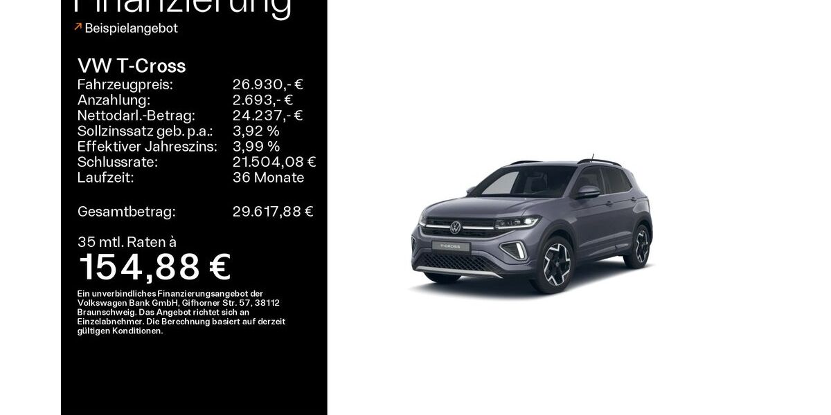 VW T-Cross 25.126 km 26.900 &euro; Kelkheim 65779