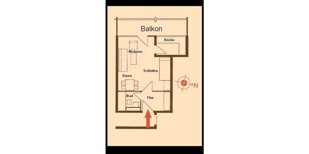 Erdgeschoßwohnung Frankfurt am Main Unterliederbach - 1 Zimmer, 41 m&sup2;, 815&euro; | Angebot:25640902
