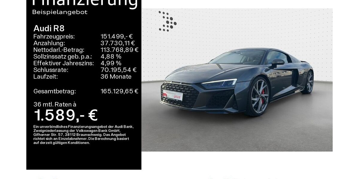 Audi R8 43.350 km 151.399 &euro; Hanau 63452