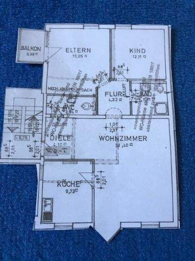 Etagenwohnung Hanau - 3 Zimmer, 85 m&sup2;, 985&euro; | Angebot:25731105