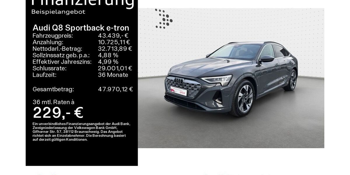 Audi Q8 e-tron 29.990 km 42.999 &euro; Hanau 63452