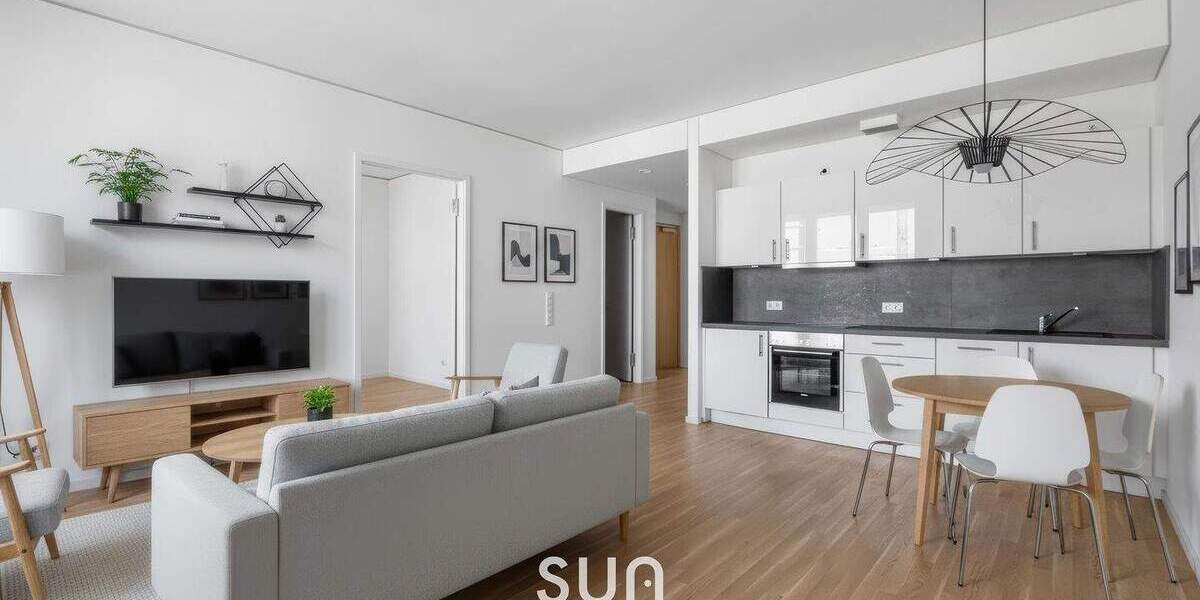 Wohnen im Prädium: Stilvolle 2-Zimmer-Wohnung mit Einbauküche im Europaviertel 2 zimmer