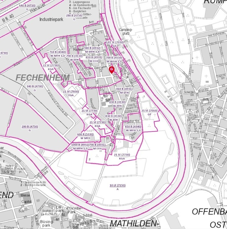 Stadthaus in Frankfurt-Fechenheim mit 2 Wohnungen zum Verkauf angeboten 5 zimmer