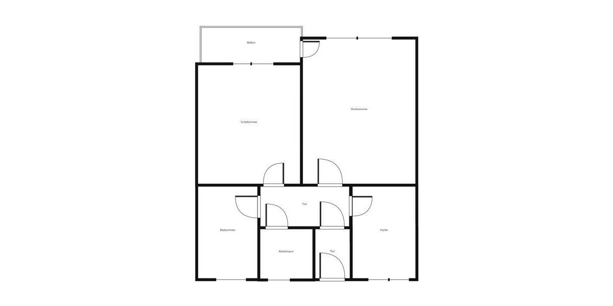 Hoch hinaus - sanierte und renovierte 2-Zimmer-Wohnung mit Balkon 2 zimmer