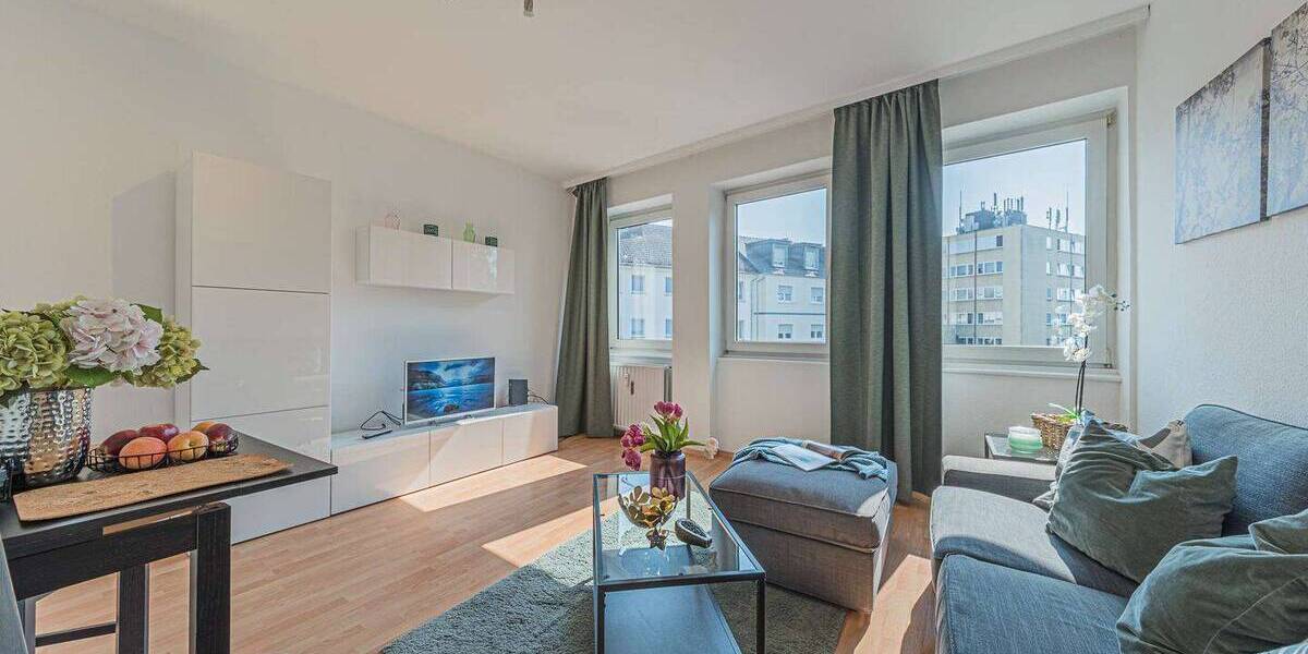 Etagenwohnung Frankfurt am Main Nordend-Ost - 2 Zimmer, 46 m&sup2;, 1.695&euro; | Angebot:26376063