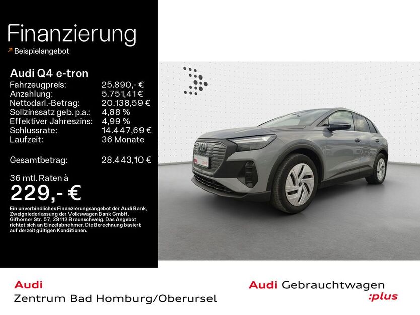 Audi Q4 e-tron 51.905 km 25.290 € Oberursel 61440