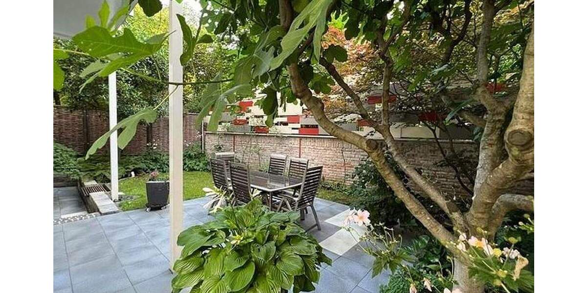 Altbau 4 Zi Wohnjuwel mit Garten, Sauna + Garage in FFM Ostend Bornheim, Gartenwhg mit Ruhefaktor 4 zimmer