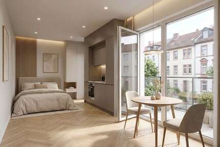 Wohnung Frankfurt am Main Sachsenhausen - 1 Zimmer, 35 m&sup2;, 355.000&euro; | Angebot:25657940