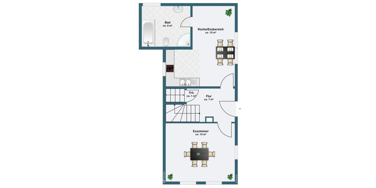 Einfamilienhaus Frankfurt am Main Nieder-Eschbach - 5 Zimmer, 96 m&sup2;, 360.000&euro; | Angebot:25626443
