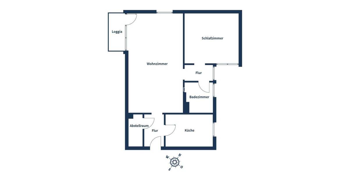 Etagenwohnung Offenbach am Main Bieberer Berg - 2 Zimmer, 68 m&sup2;, 179.000&euro; | Angebot:26806303