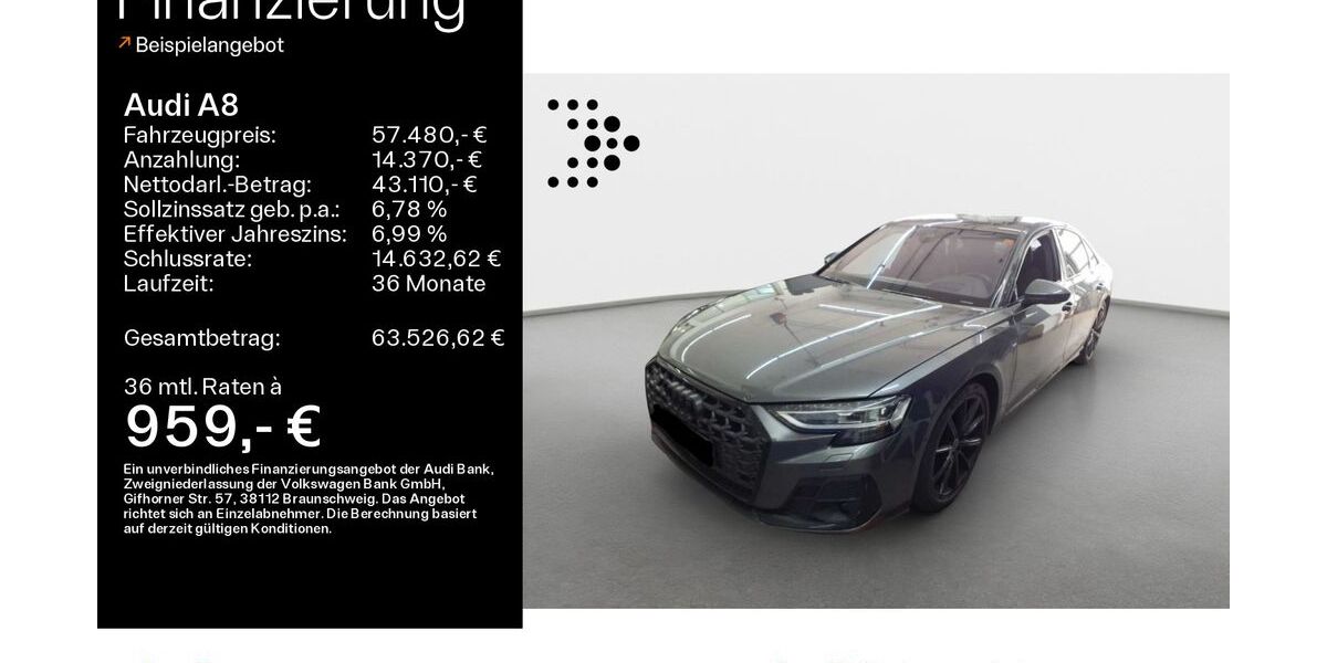 Audi A8 91.270 km 54.990 &euro; Hofheim 65719
