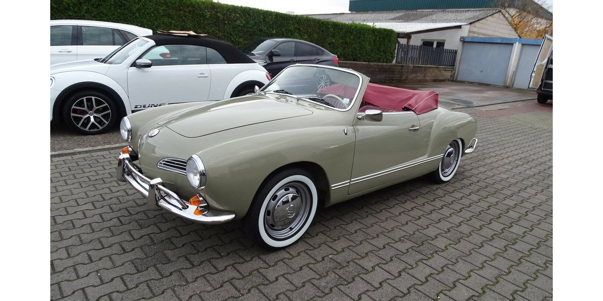 VW Karmann Ghia Cabrio vollständig restauriert 1.200 km 59.900 &euro; Rodgau 63110