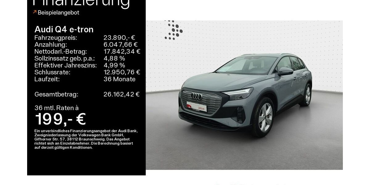 Audi Q4 e-tron 30.852 km 23.290 &euro; Bad Nauheim 61231