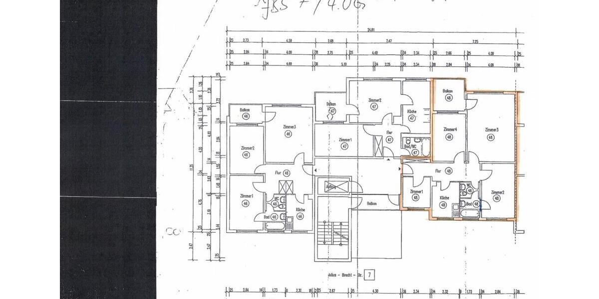 Etagenwohnung Schwalbach am Taunus - 4 Zimmer, 85 m&sup2;, 309.000&euro; | Angebot:27068464
