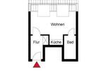 Dachgeschoßwohnung Dietzenbach - 1 Zimmer, 21 m&sup2;, 670&euro; | Angebot:26665883