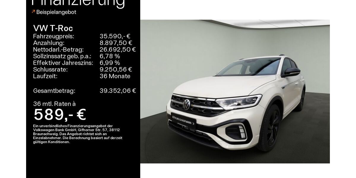 VW T-Roc 13.500 km 33.590 &euro; Eschborn 65760