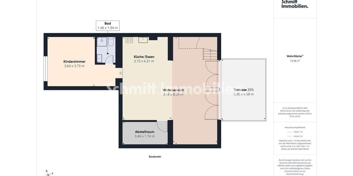 Raum. Licht. Leben. Außergewöhnliche Galerie-Wohnung mit Terrasse 5 zimmer