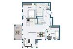 Etagenwohnung Frankfurt am Main Gutleutviertel - 3 Zimmer, 86 m&sup2;, 895.000&euro; | Angebot:25769240