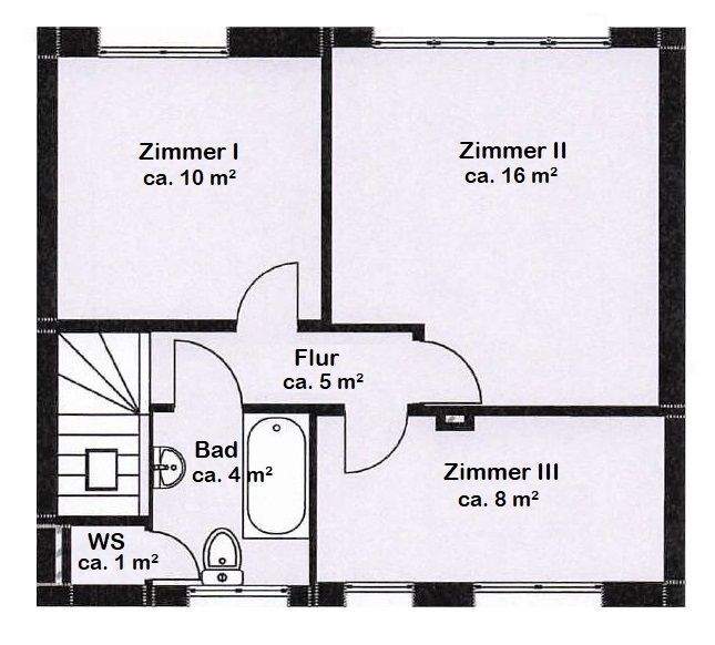 Reihenmittelhaus Frankfurt am Main Praunheim - 4 Zimmer, 93 m&sup2;, 390.000&euro; | Angebot:25845116