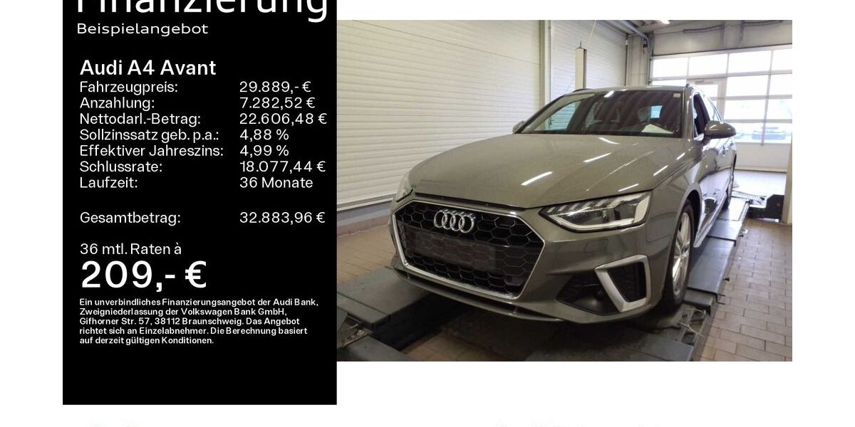 Audi A4 82.800 km 29.889 &euro; Hanau 63452
