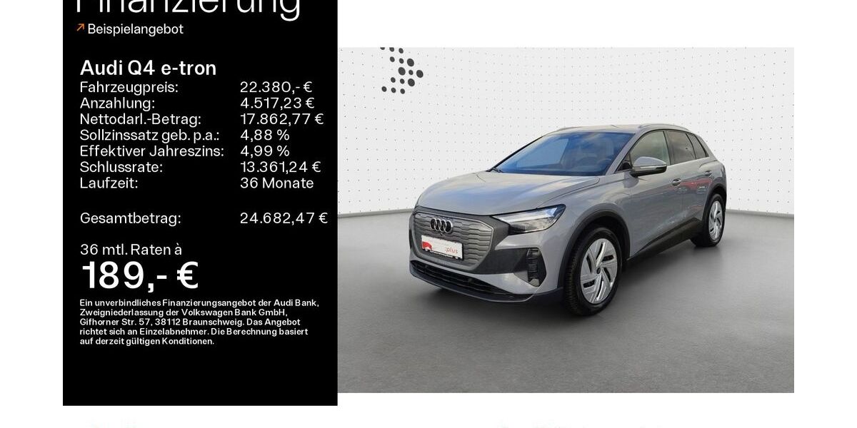 Audi Q4 e-tron 54.522 km 21.380 &euro; Oberursel 61440
