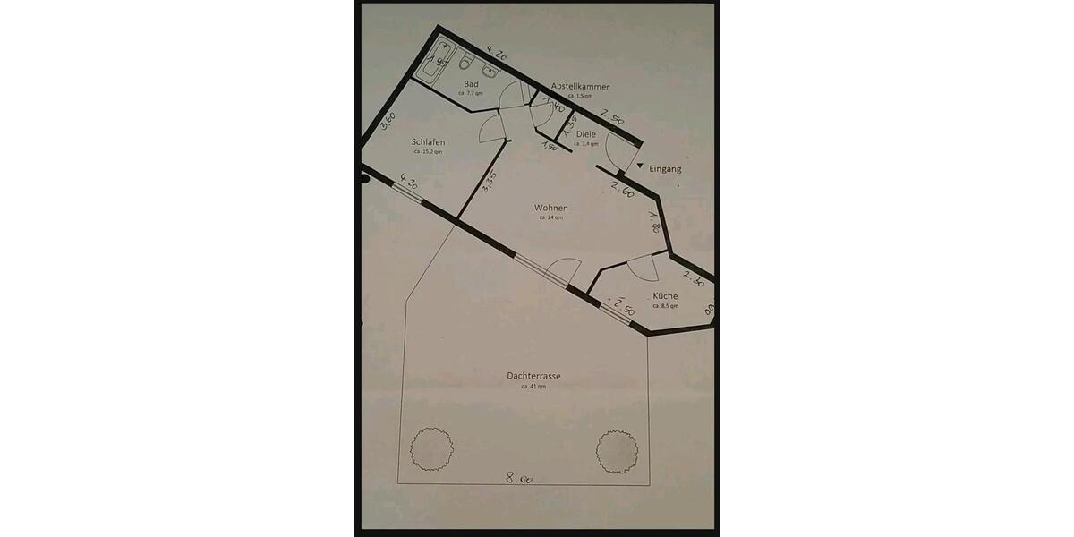Terrassenwohnung Hanau - 2 Zimmer, 73 m&sup2;, 330.000&euro; | Angebot:27071130