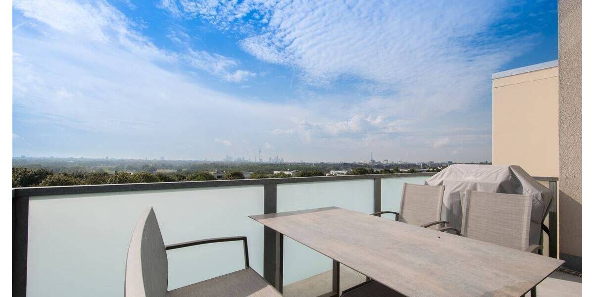 Moderne 3-Zimmerwohnung mit Panorama Skylineblick, EBK, Kellerabteil und TG-Platz! 3 zimmer