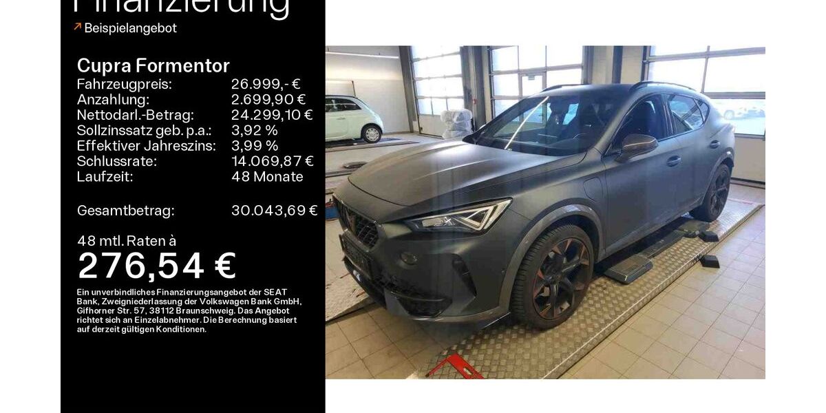 Cupra Formentor 27.500 km 26.999 &euro; Mühlheim 63165
