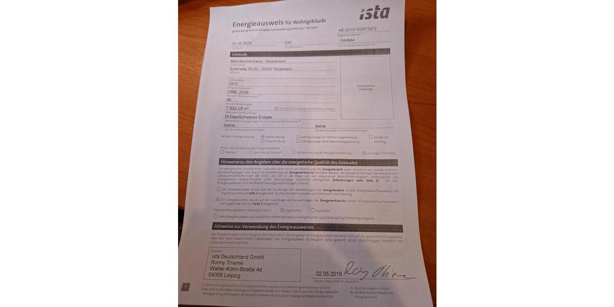 Etagenwohnung Griesheim - 1 Zimmer, 44 m&sup2;, 150.000&euro; | Angebot:25052359