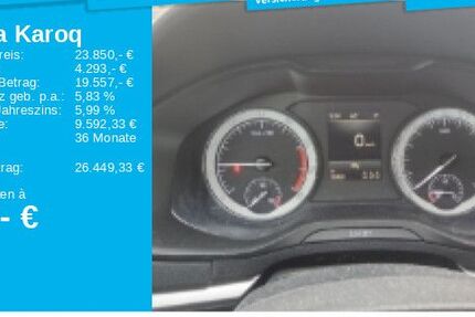 Skoda Karoq 75.000 km 23.850 &euro; Frankfurt 60326