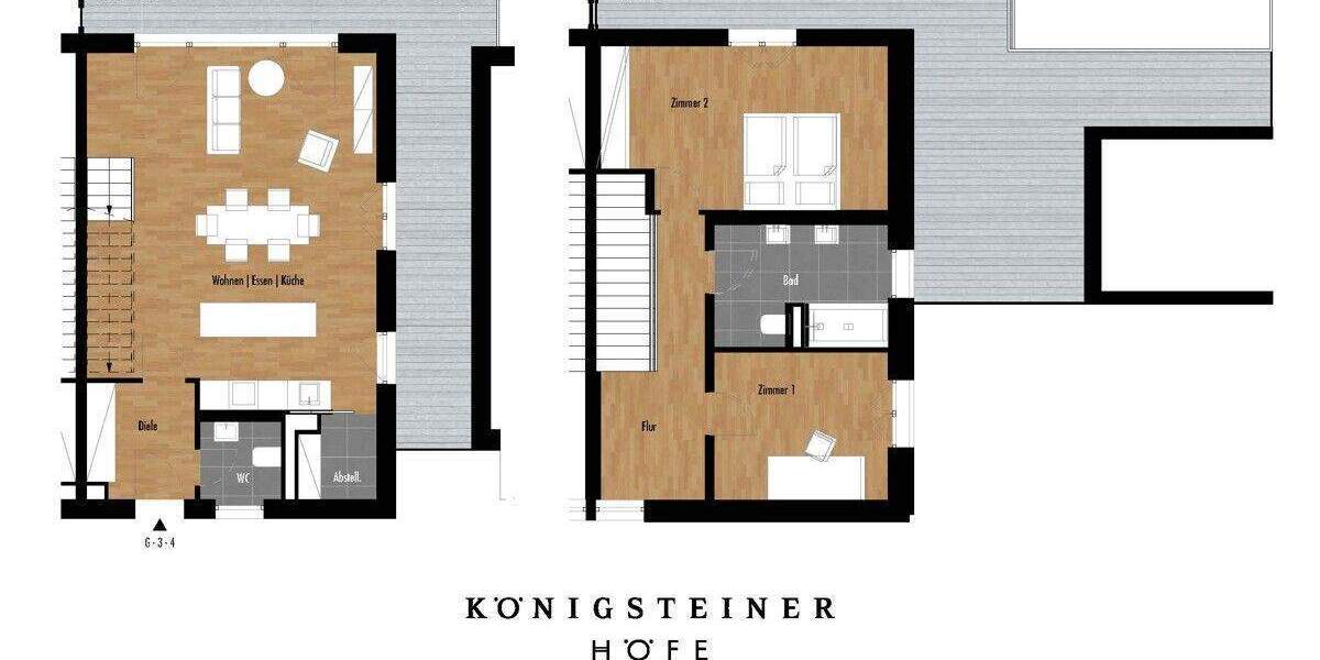 Etagenwohnung Königstein - 3 Zimmer, 132 m&sup2;, 2.195&euro; | Angebot:24234359