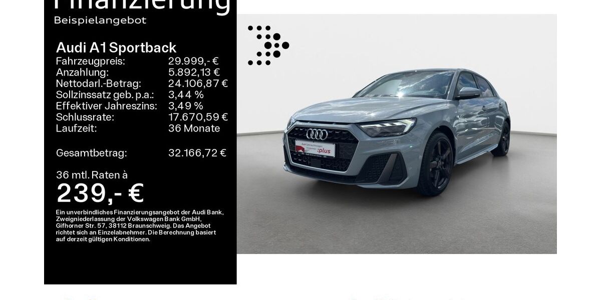 Audi A1 7.400 km 29.449 &euro; Hanau 63452