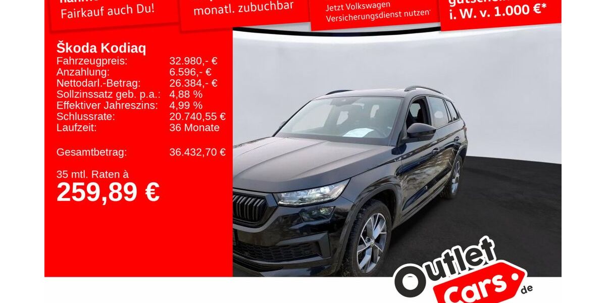 Skoda Kodiaq 156.531 km 32.980 &euro; Frankfurt 60326