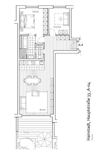 Terrassenwohnung Hainburg Hainstadt - 3 Zimmer, 379.000&euro; | Angebot:21207314
