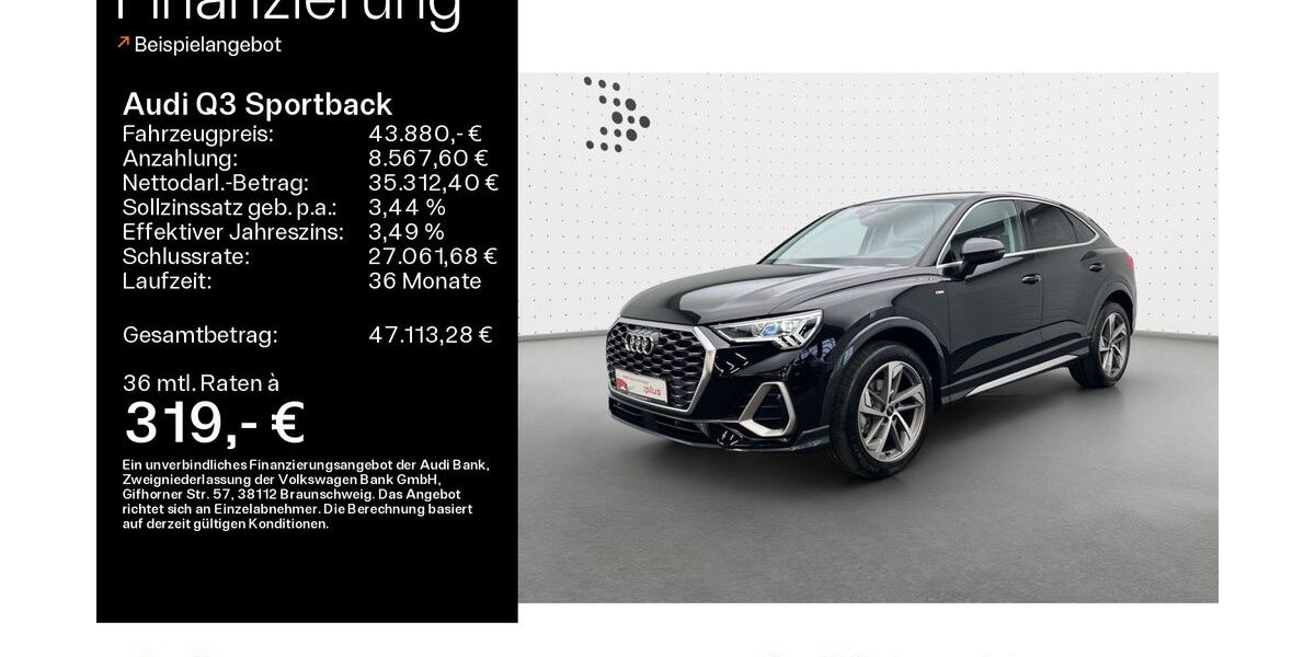 Audi Q3 6.113 km 43.499 &euro; Hofheim 65719