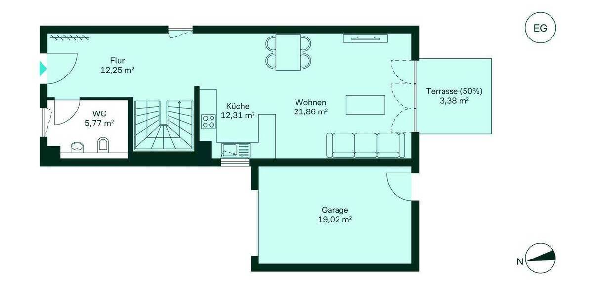 Reihenmittelhaus Langen - 5 Zimmer, 156 m&sup2;, 869.900&euro; | Angebot:26672336