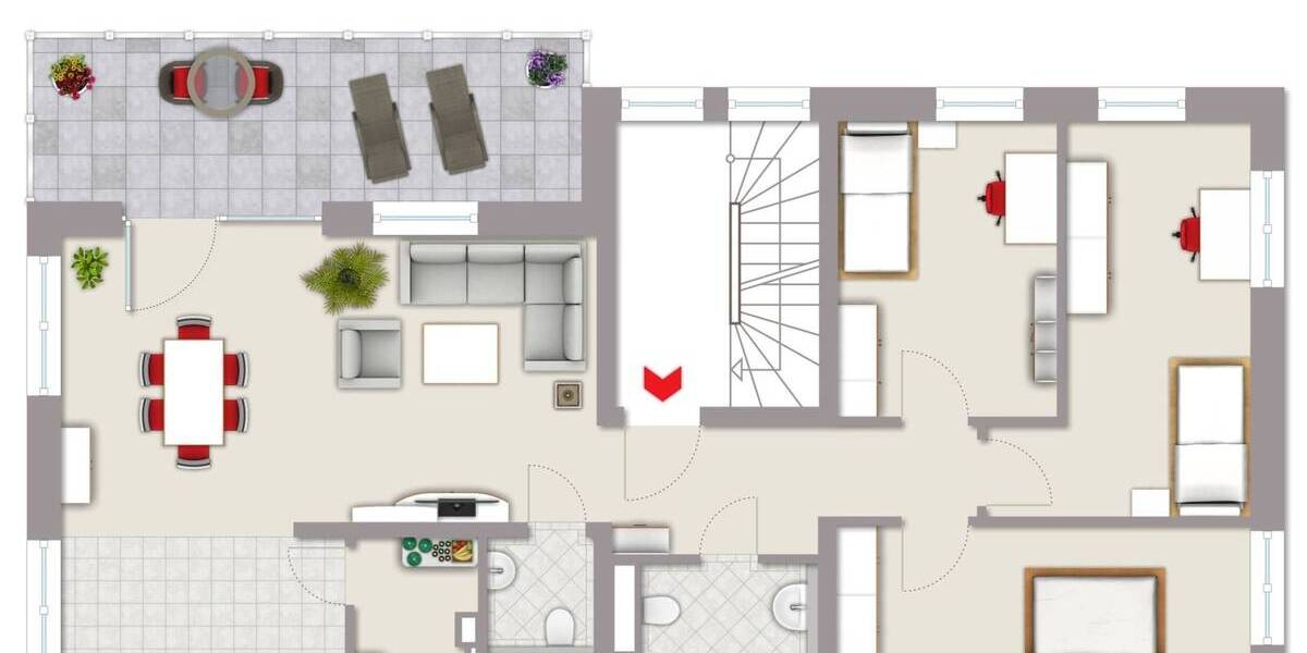 Etagenwohnung Offenbach Offenbach am Main - 4 Zimmer, 95 m&sup2;, 499.000&euro; | Angebot:25696434