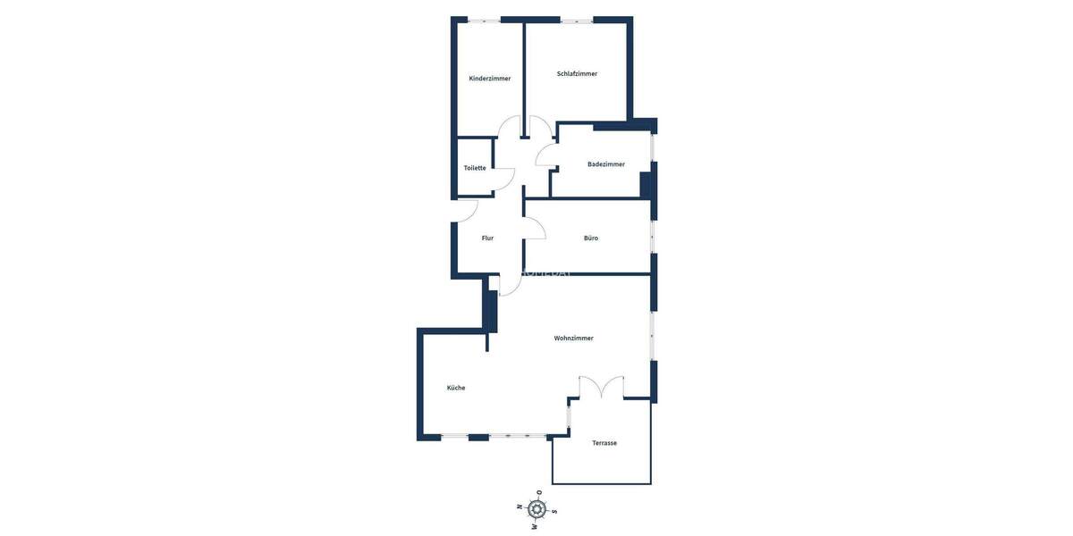 Neuwertige 4-Zimmer-Gartenwohnung mit Townhouse-Feeling, Kamin und verschließbarem TG-Stellplatz 4 zimmer