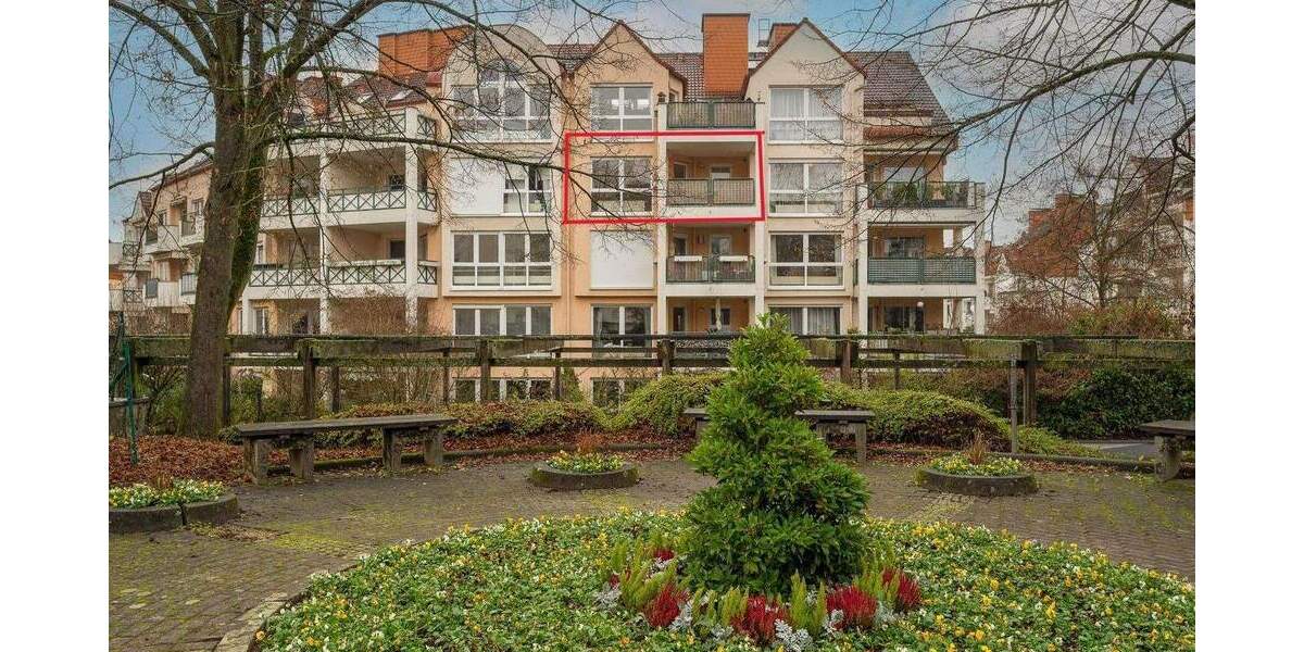 Freistehende 3-Zimmerwohnung mit Kamin und großem Balkon 3 zimmer