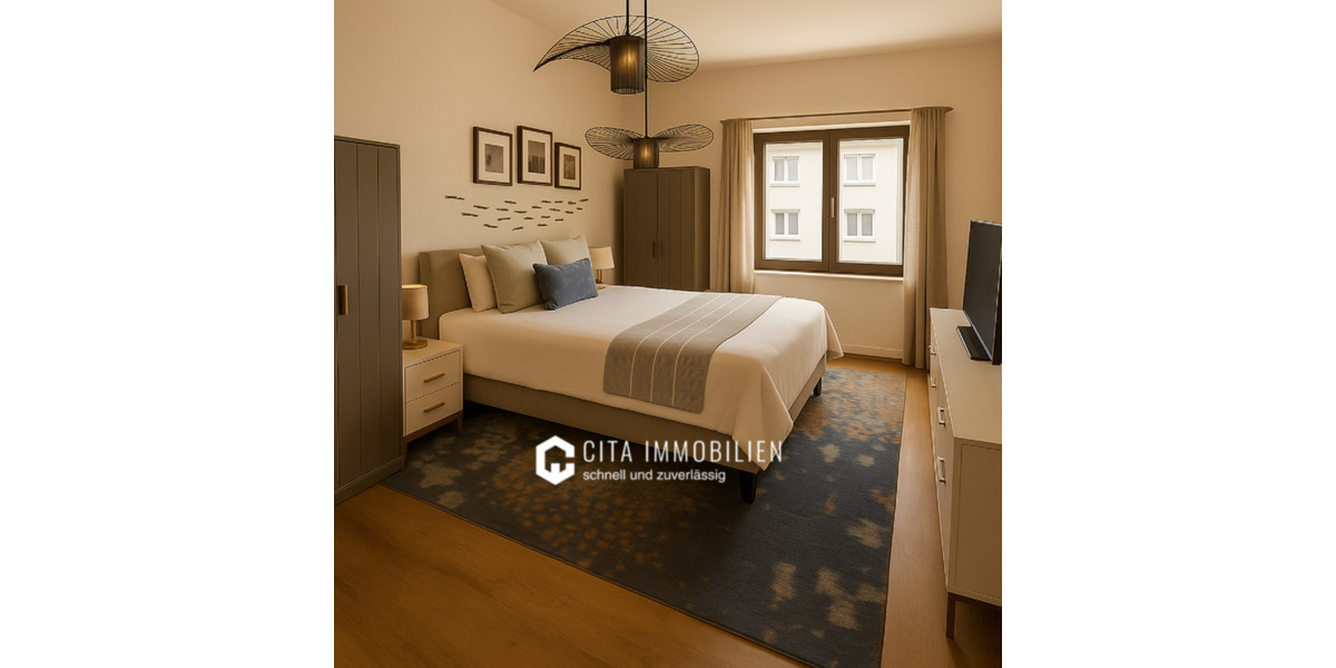 Gepflegte 3-Zimmer-Wohnung mit Balkon und TG-Stellplatz in Frankfurt-Preungesheim 3 zimmer