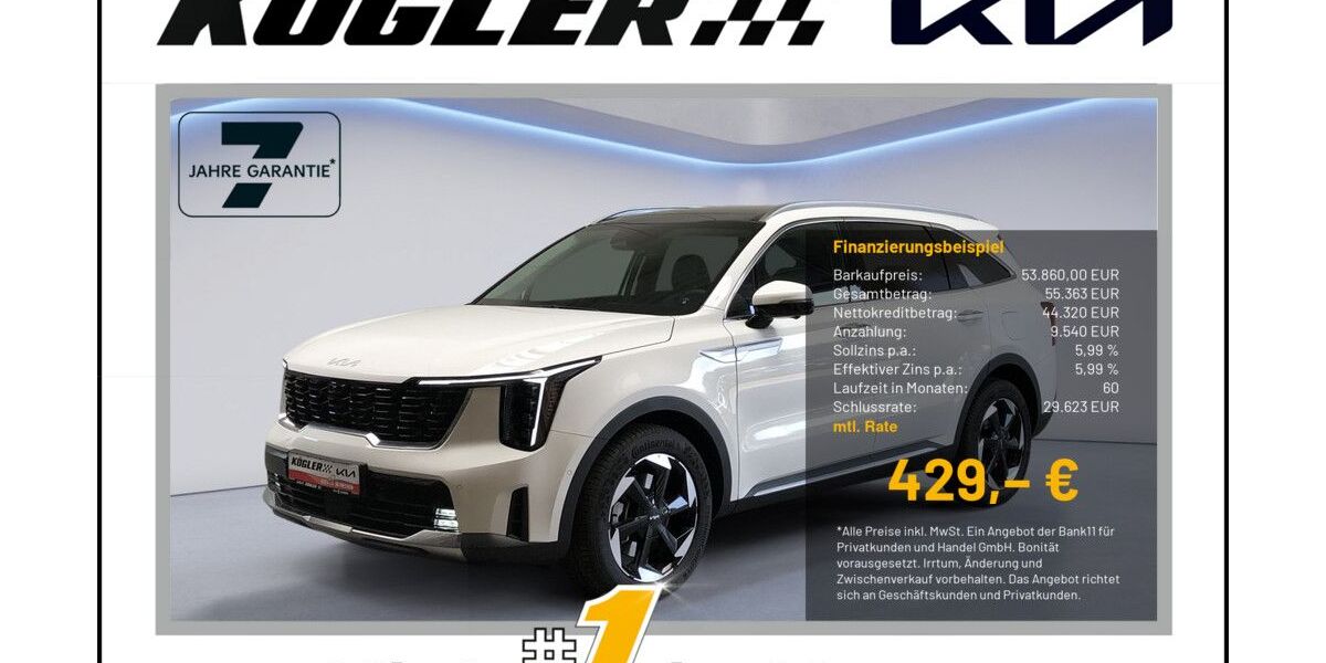 Kia Sorento 10.000 km 53.860 &euro; Rosbach | Frankfurt Nord 61191